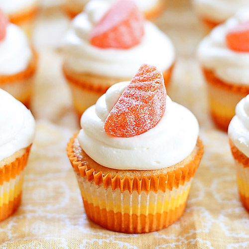 Orange Creamsicle Cupcakes