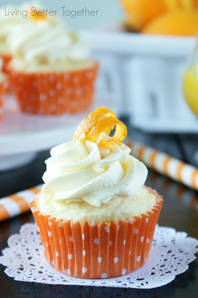 Orange Creamsicle Cupcakes