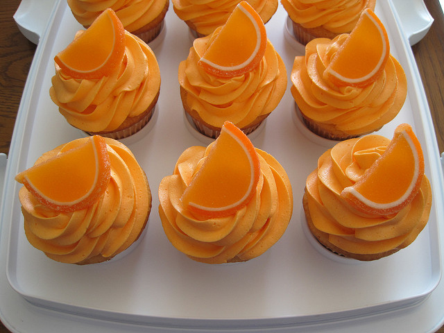 Orange Creamsicle Cupcakes