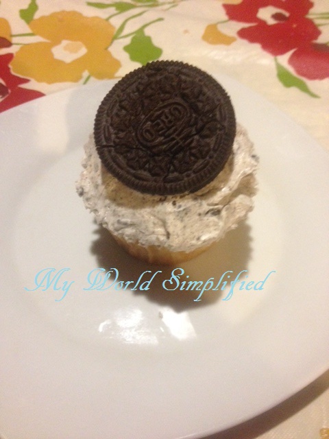 Oreo Cookies Cupcake Filling