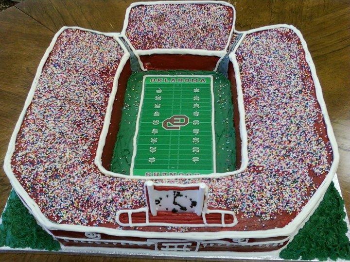 Ou Football Stadium Cake