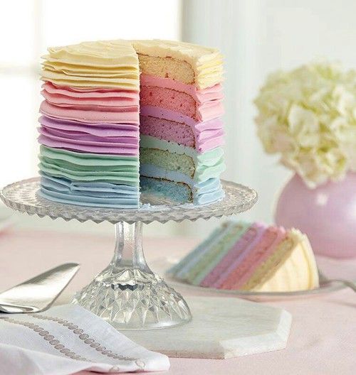 Pastel Color Cake Pastel Color Cake