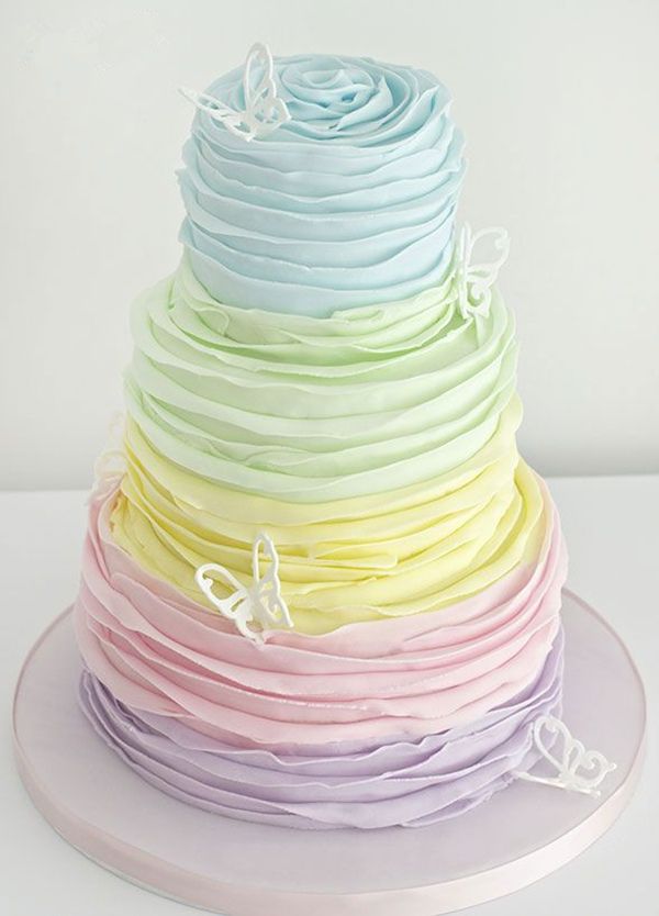 12 Photos of Pastel Color Themed Cakes 12 Photos of Pastel Color Themed Cakes