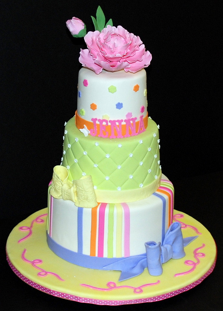 Peony Birthday Cake Peony Birthday Cake