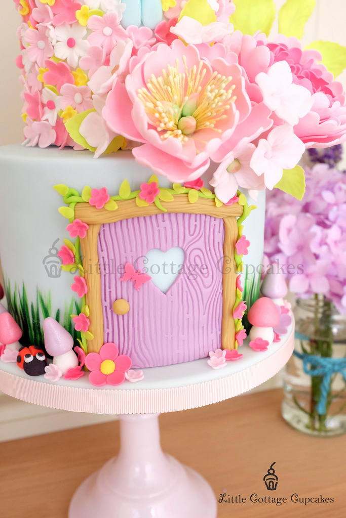 Peony Flower Birthday Cake