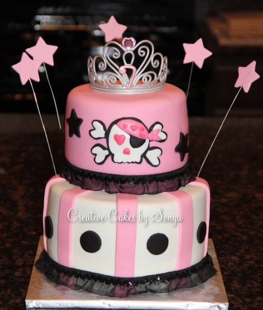 13 Photos of Princess And Pirate Party Cakes