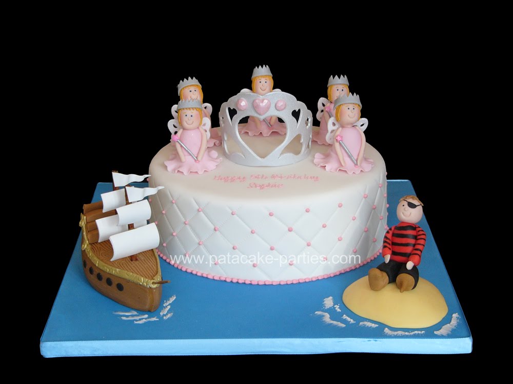 Pirate Princess Birthday Cake