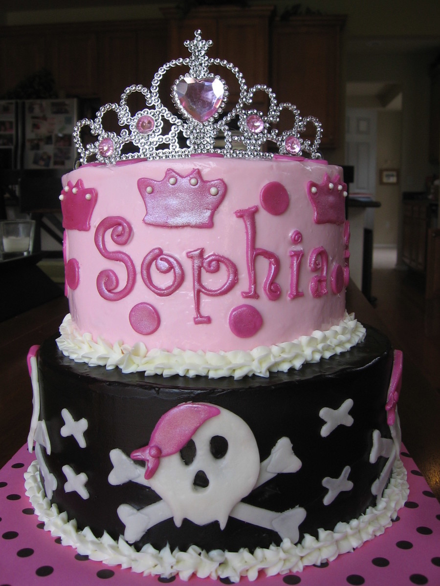 Pirate Princess Birthday Party Cakes