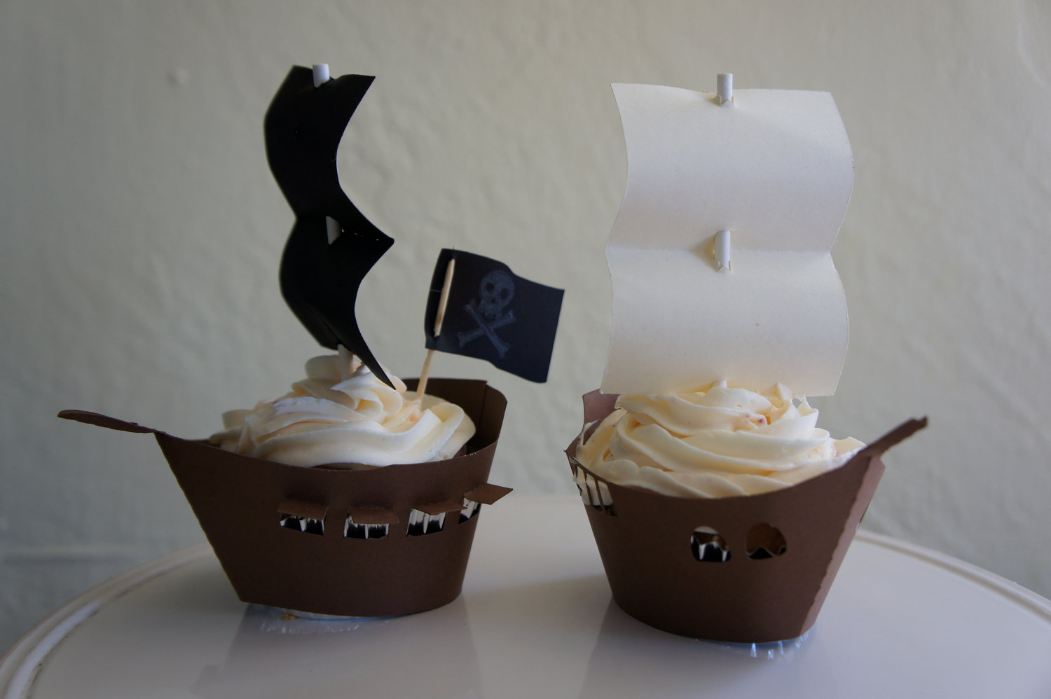 Pirate Ship Cupcake Wrappers