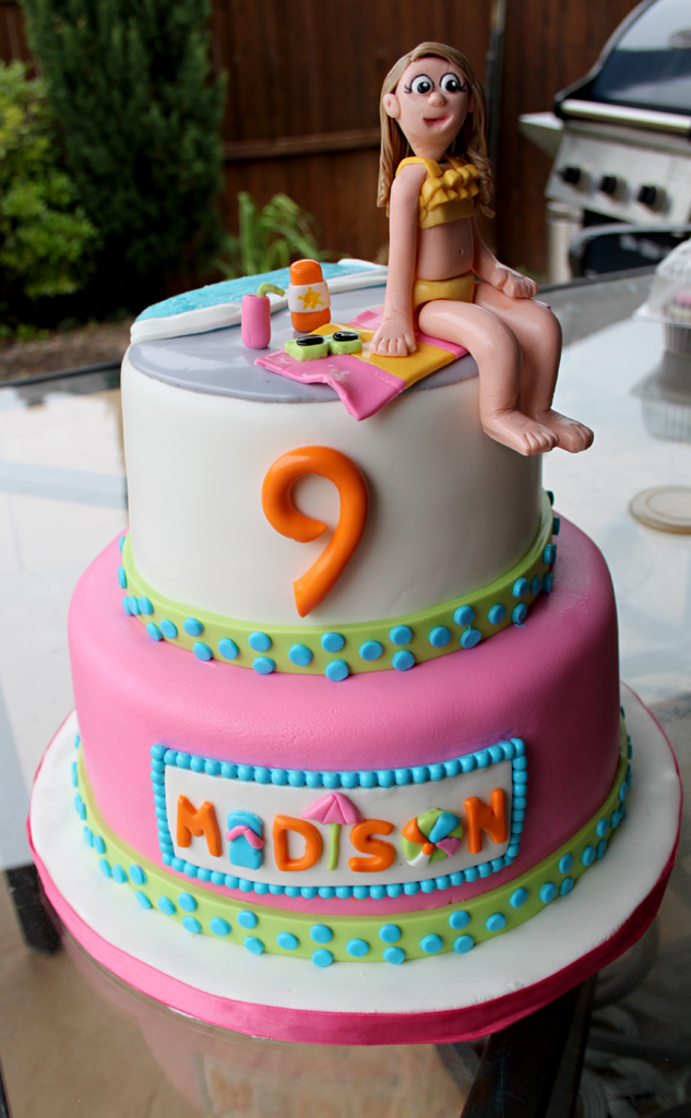 Pool Party Birthday Cake Ideas