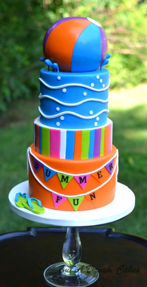 Pool Party Birthday Cake Ideas