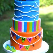 Pool Party Cake