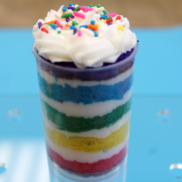 Rainbow Cake Push Pops