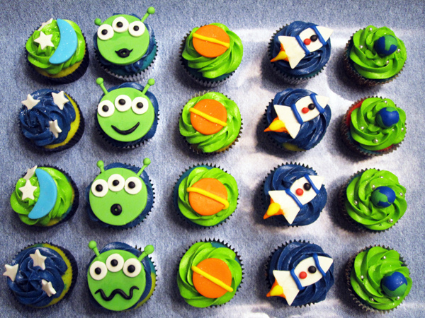 Space Cupcakes