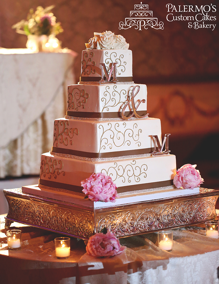 Square Wedding Cake