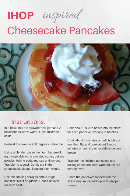 Strawberry Cheesecake Pancakes Ihop Recipe Strawberry Cheesecake Pancakes Ihop Recipe