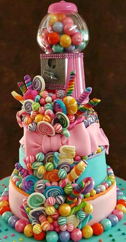 Sweet 16 Candyland Theme Party Cake Sweet 16 Candyland Theme Party Cake