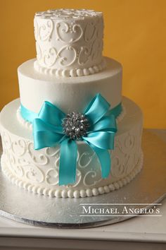 Teal Color Wedding Cakes Teal Color Wedding Cakes