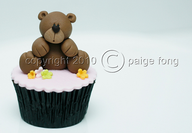 Teddy Bear Fondant Cake