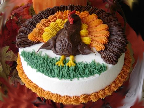 12 Photos of Fun Thanksgiving Cakes