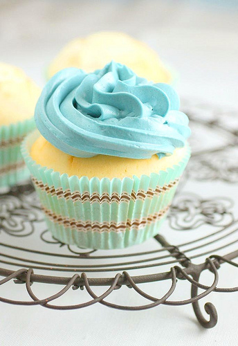 Tiffany Blue Cupcake Icing