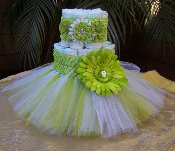 Tutu Baby Shower Diaper Cake