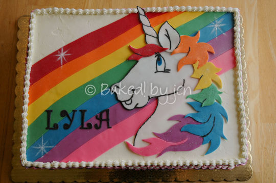 Unicorn Birthday Cake