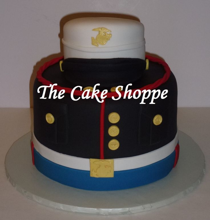 US Marines Uniform Cake