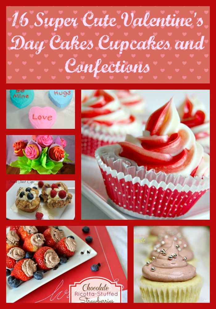 Valentine's Day Cupcake Cake Valentine's Day Cupcake Cake