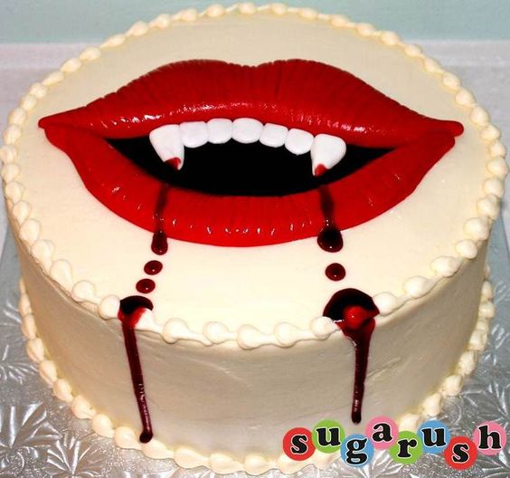 Vampire Birthday Cake