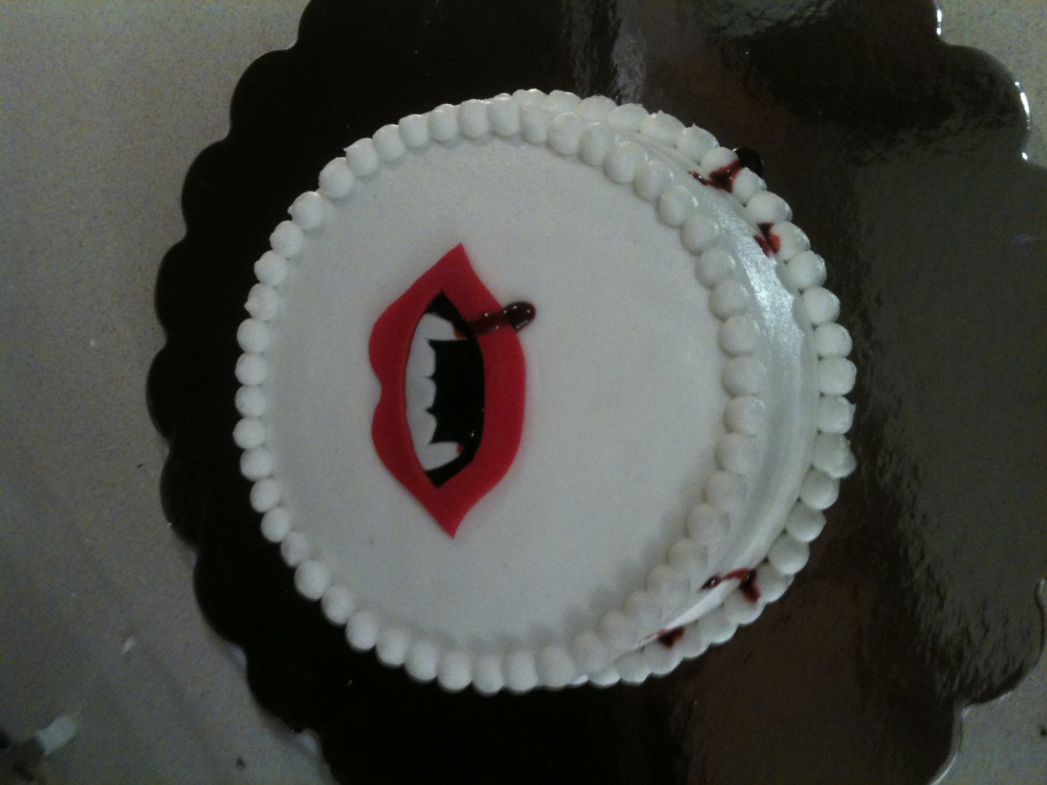 Vampire Birthday Cake