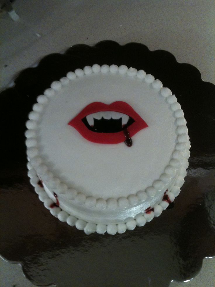 Vampire Birthday Cake Vampire Birthday Cake