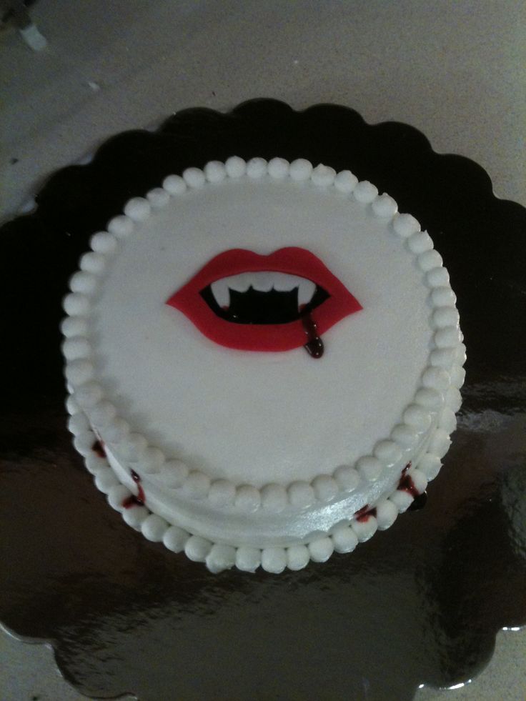 Vampire Birthday Cake