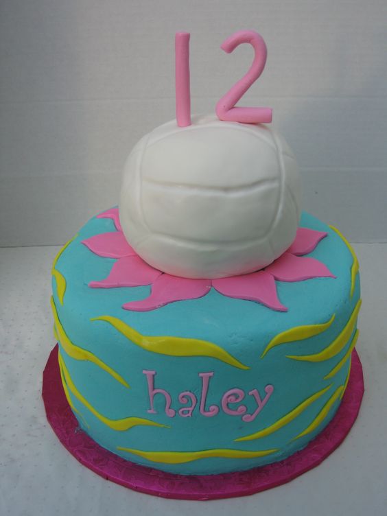 Volleyball Birthday Cake Ideas