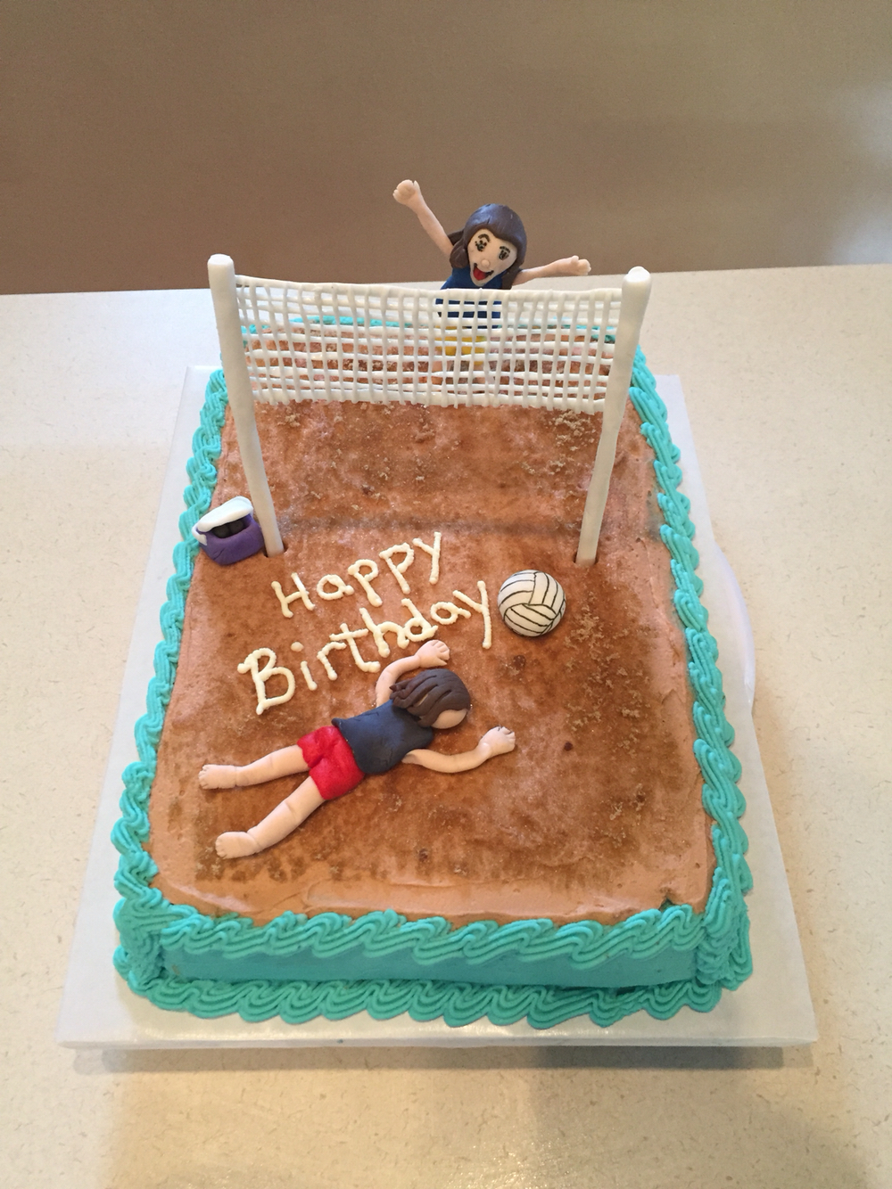 Volleyball Birthday Cake Ideas