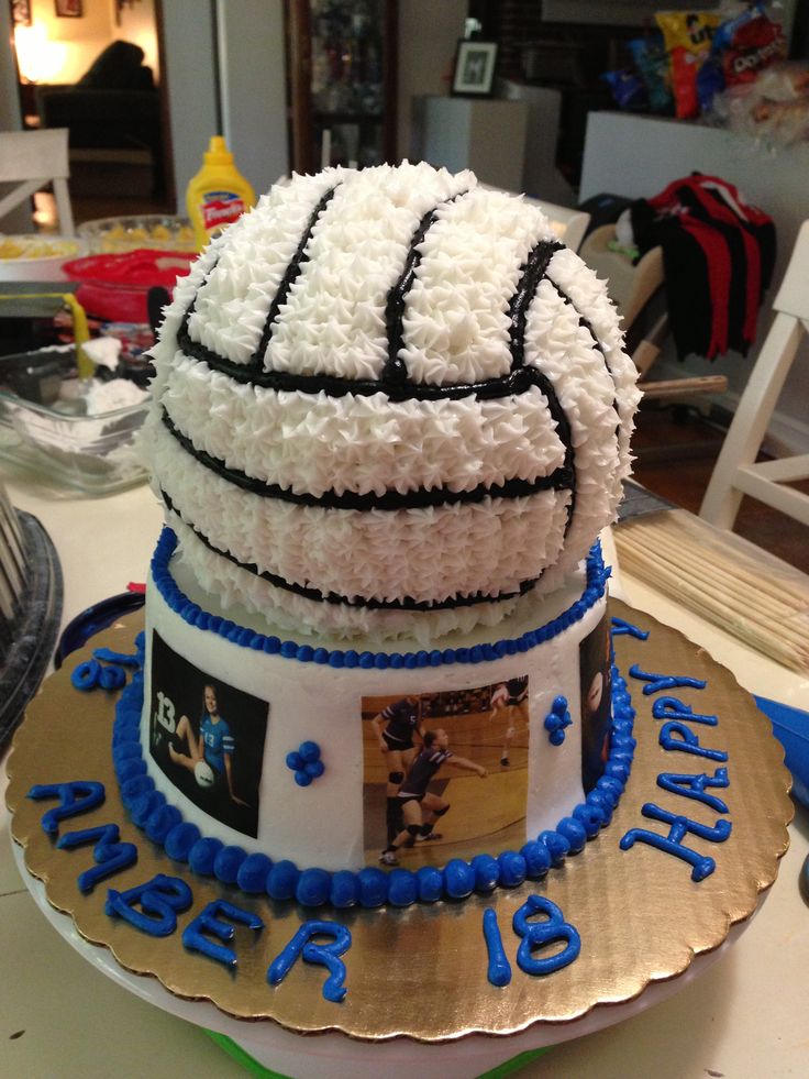 Volleyball Cake Volleyball Cake