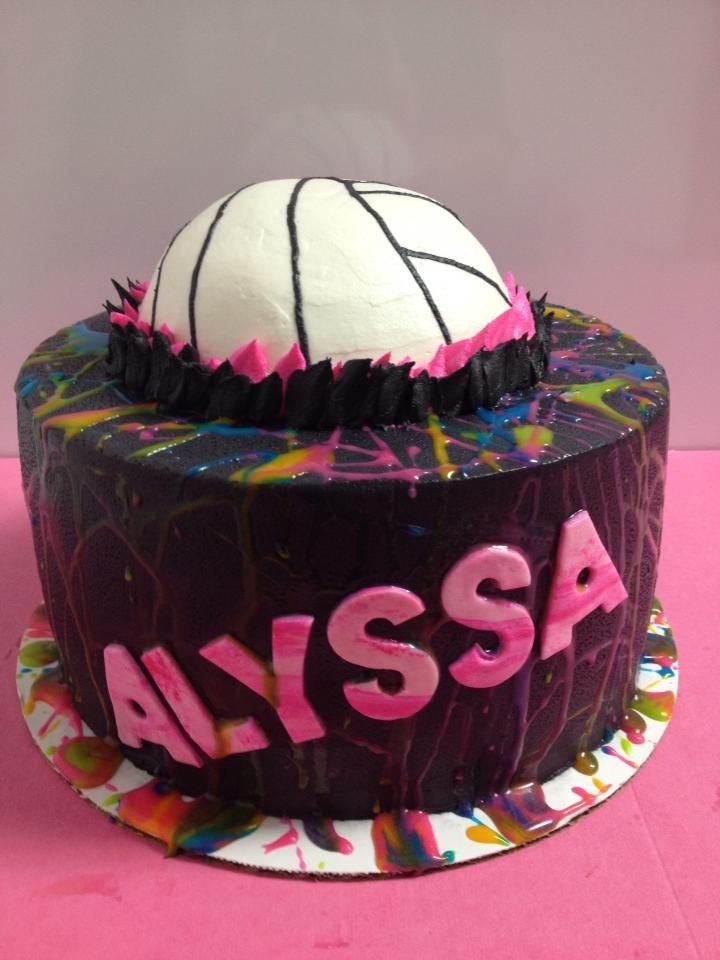 Volleyball Cake Volleyball Cake