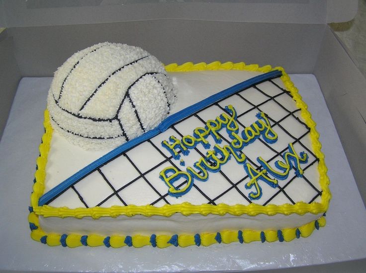 Volleyball Cake Volleyball Cake