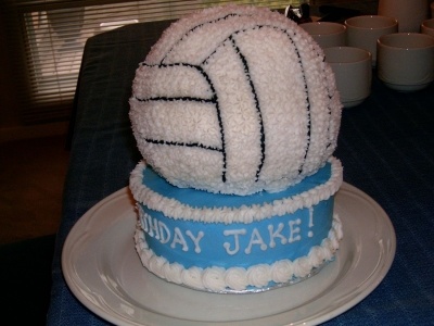 Volleyball Cake Volleyball Cake