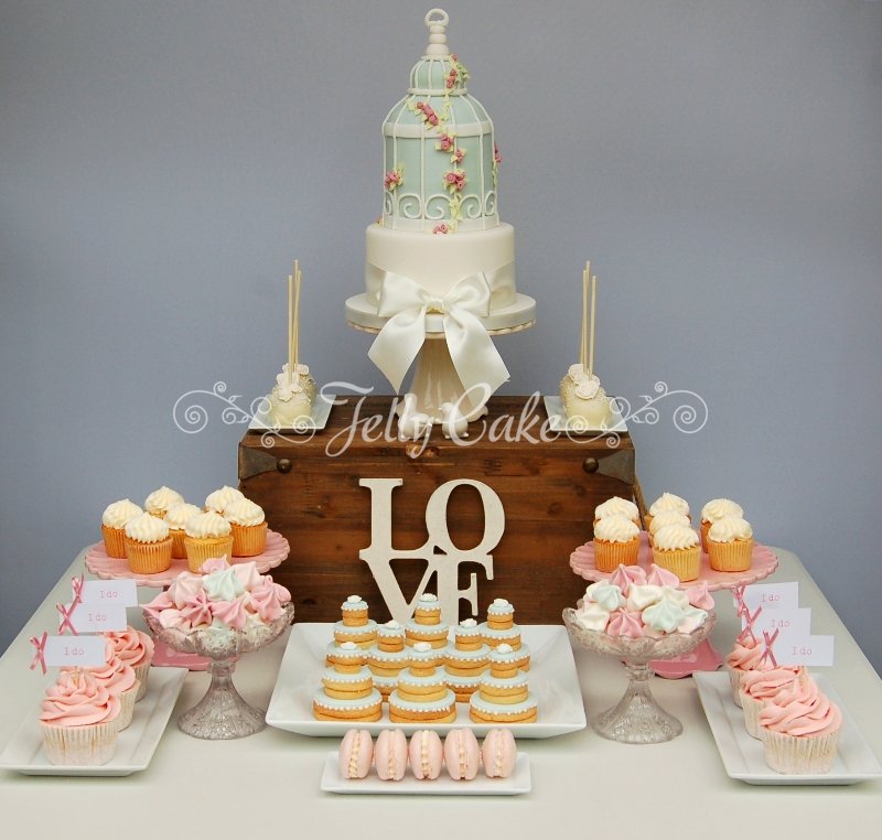 Wedding Cake and Dessert Table