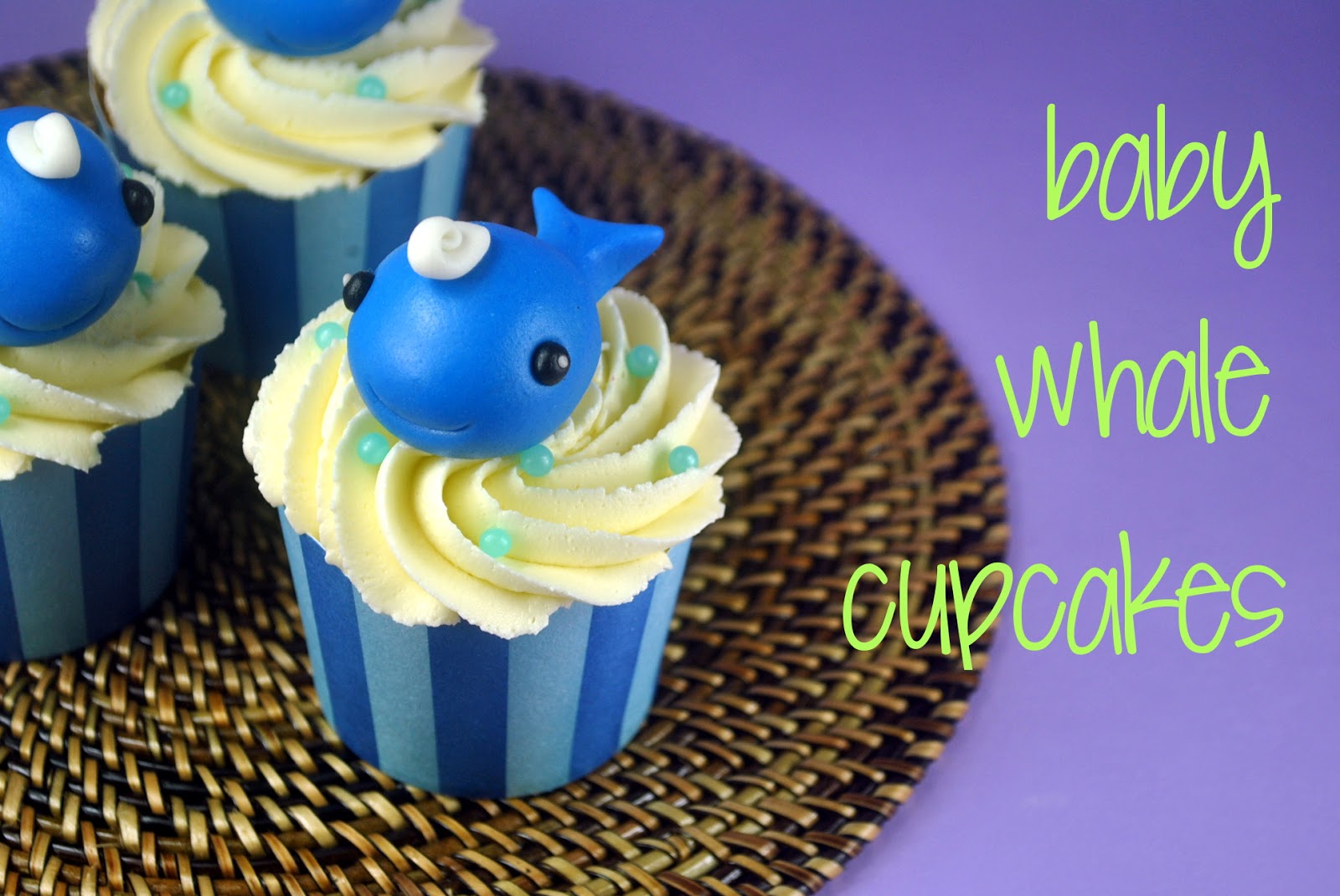 Whale Cupcakes