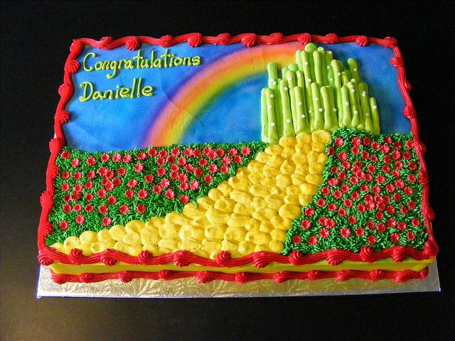 Wizard of Oz Shower Cake Wizard of Oz Shower Cake