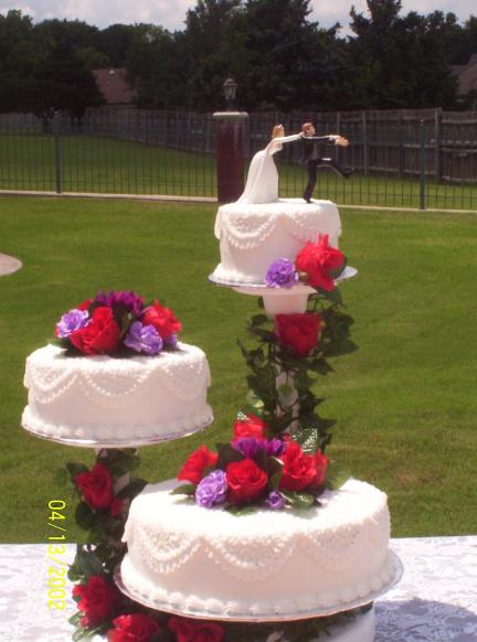3 Tier Floating Cake Stand Wedding