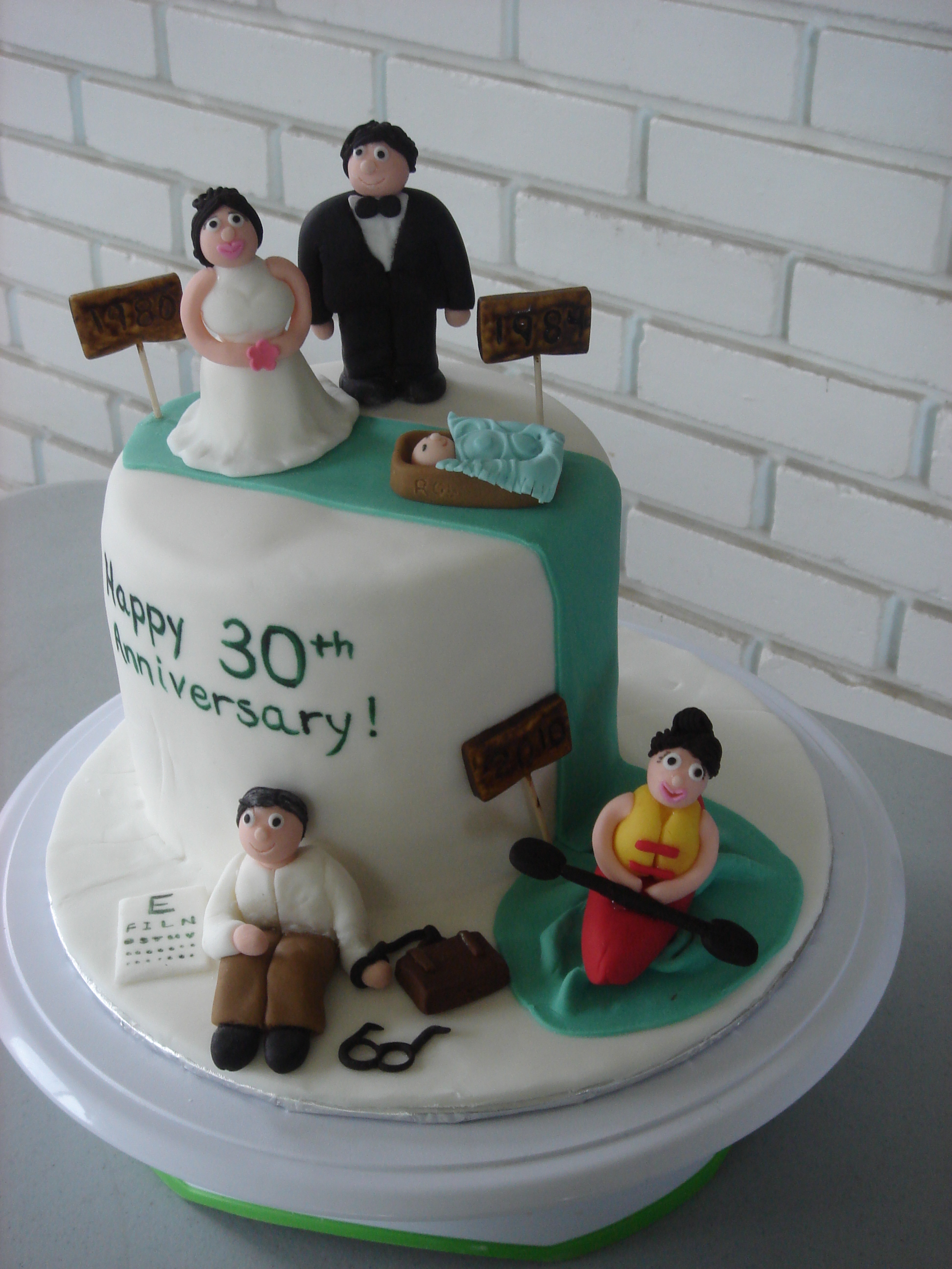 30-Year Anniversary Cake Ideas