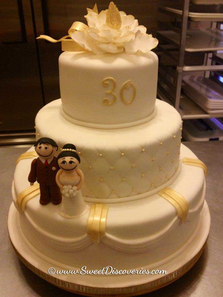 9 Photos of 30 Wedding Anniversary Cakes