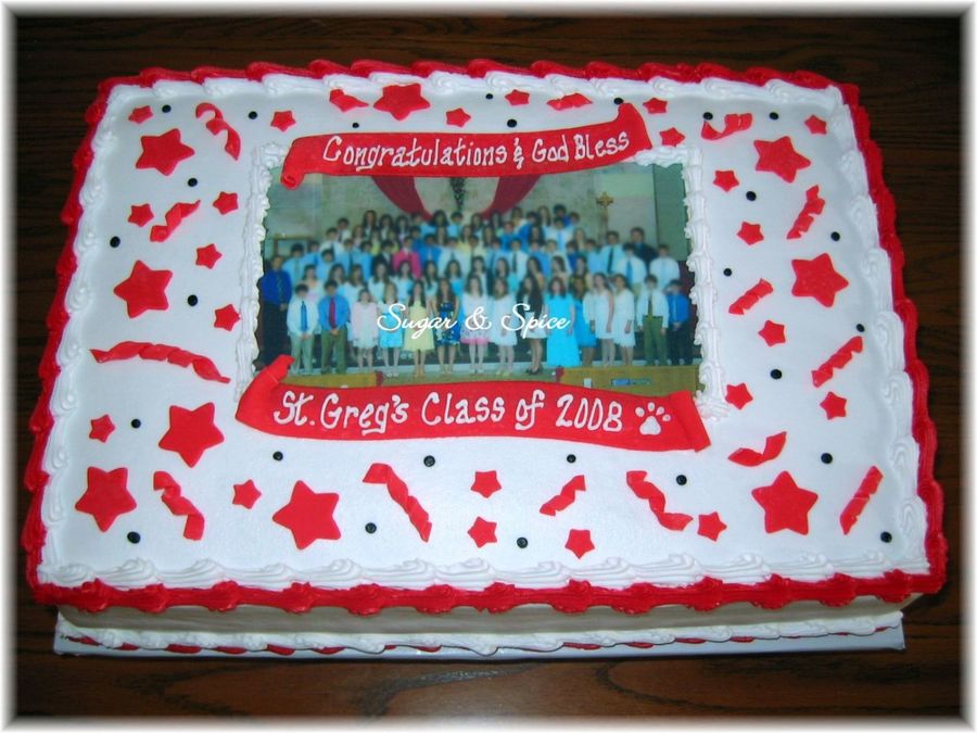 8th Grade Graduation Cake
