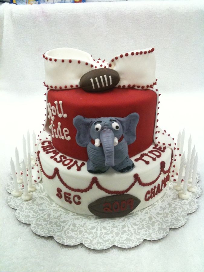 Alabama Football Cake