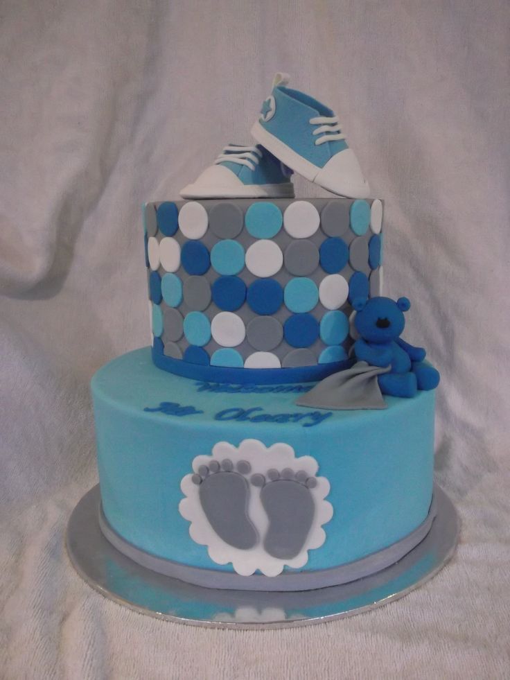 Baby Boy Shower Cake Idea