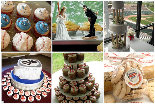 Baseball Wedding Cake