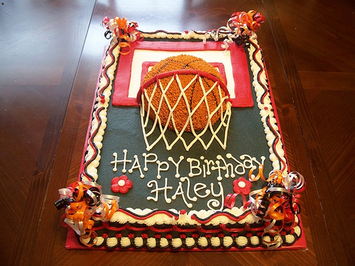 Basketball Birthday Cake Basketball Birthday Cake